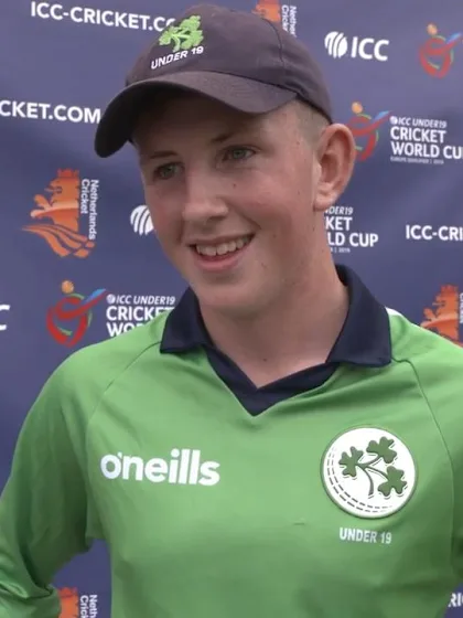 U19 CWC Europe Q: Den v Ire – Player of the Match Nathan McGuire interview