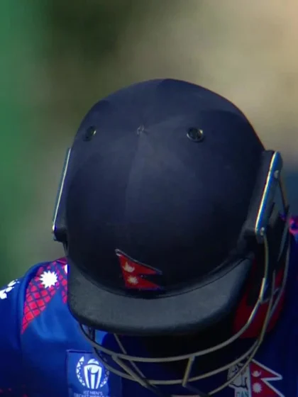Logo of Kushal Bhurtel - Wicket - Zimbabwe vs Nepal