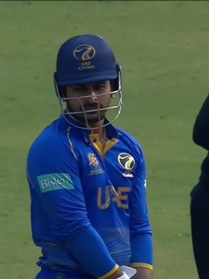 Harshit Kaushik - Wicket - New Zealand vs United Arab Emirates