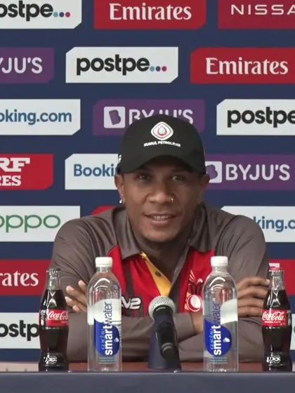 Logo of 20 October - Oman - PNG's Charles Amini pre-match press conference