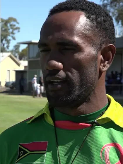 Vanuatu Captain Andrew Mansale speaks after his side seal qualification from ICC WCL Qualifier EAP