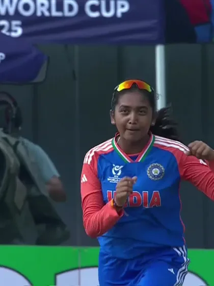 Logo of H Hansika with a Batting vs India Women Under-19