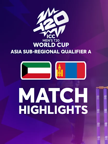 Kuwait v Mongolia | Match Highlights | Men's T20WC Sub-Regional Sub Asia Qualifier A