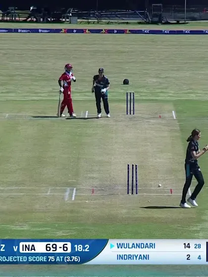 Wicket---New-Zealand-U19s-Women v Indonesia-U19s-Women ICC U19W T20WC 2023