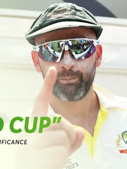 Logo of "For me, that's the World Cup": Nathan Lyon on WTC glory