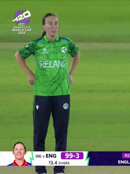 Heather Knight - Wicket - England vs Ireland
