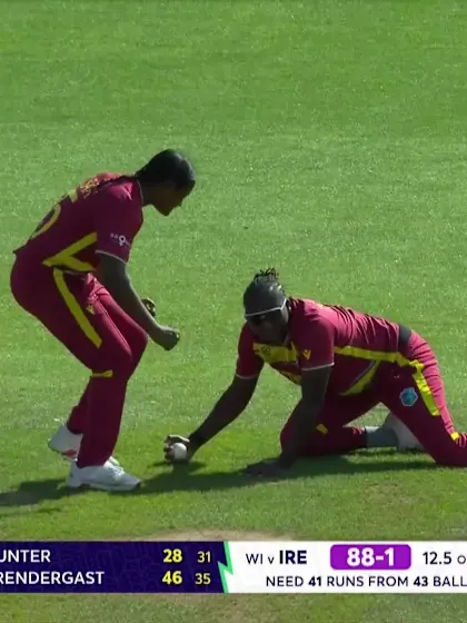 Amy Hunter - Wicket - West Indies vs Ireland