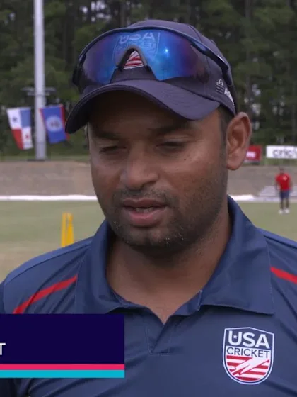 ICC World Twenty20 Americas Qualifier A: USA v Panama – Pre-game interview (USA)