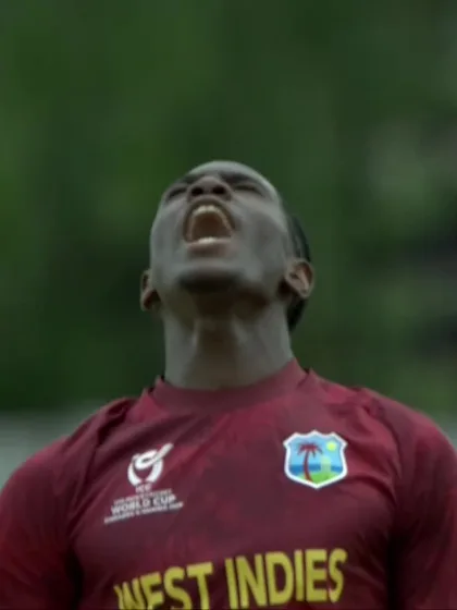 J West with a Four vs. West Indies