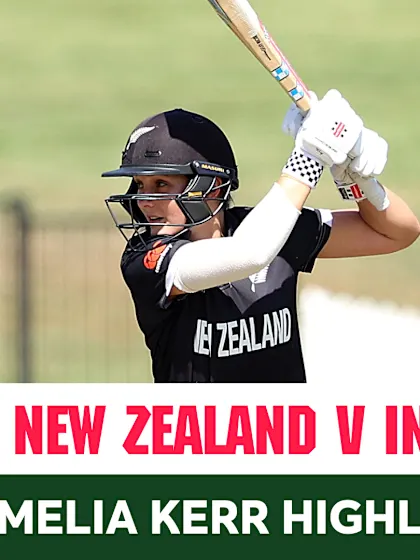 Logo of Amelia Kerr continues her strong form against India