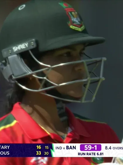 Juairiya Ferdous - Wicket - India vs Bangladesh