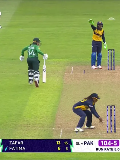 Ayesha Zafar - Wicket - Sri Lanka vs Pakistan