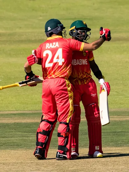 Raza, Madhevere star as Zimbabwe take 1-0 lead