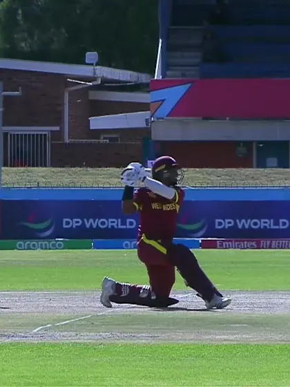 Logo of Steve Wedderburn with a Four vs. Sri Lanka