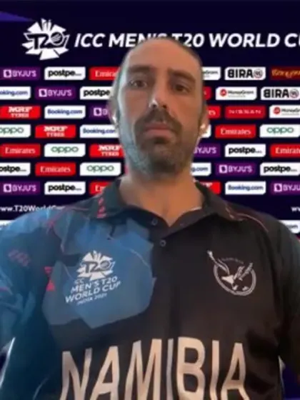 4 November - Sharjah - Namibia player David Wiese pre-match press conference