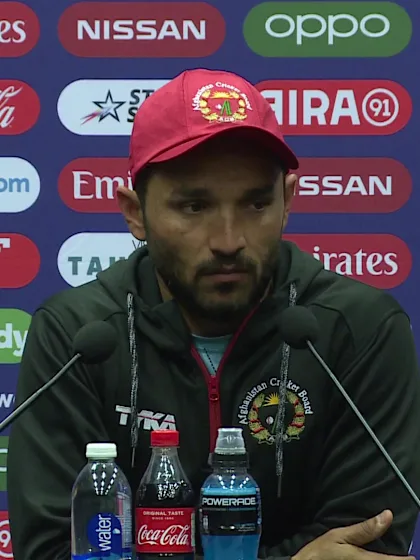 7 June - Taunton - Afghanistan Captain Gulbadin Naib pre-match press conference