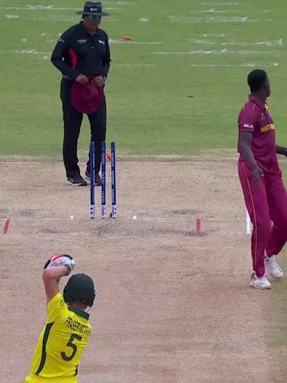 ICC U19 CWC: AUS v WI – Hearne run out backing up
