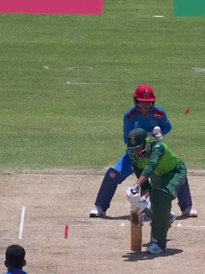 ICC U19 CWC: SA v AFG – Shafiq claims his fifth of the innings