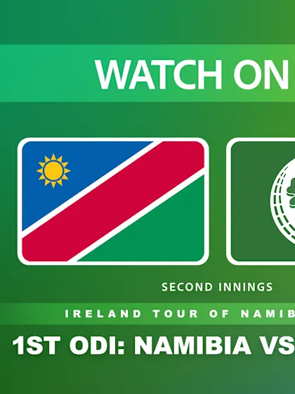 1st ODI: Namibia vs Ireland (2nd Innings)