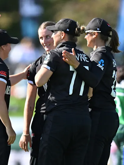 Logo of WICKET: Muneeba Ali out to a leaping catch