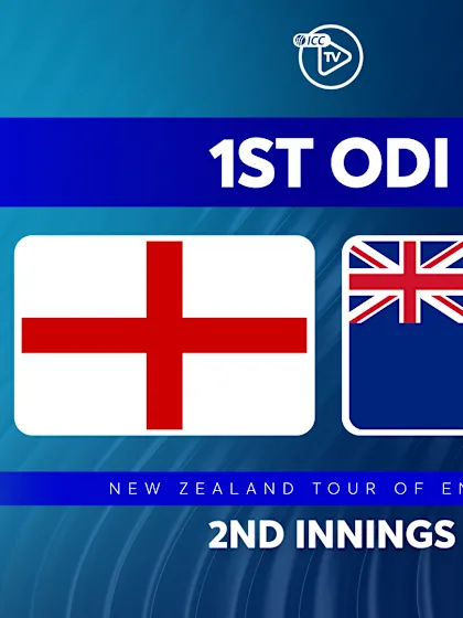 1st ODI: England v New Zealand (2nd Innings)