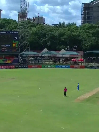 Khalid Ahmadzai with a Four vs. India