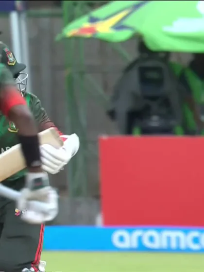 Kalam Siddiki Aleen with a Four vs. India