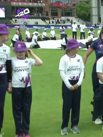 The Scottish anthem rings out | Women's T20WC 2026