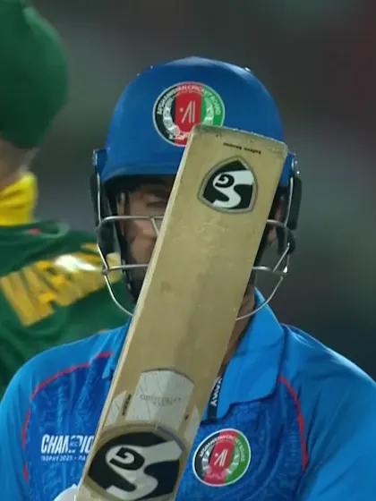 Logo of Hashmatullah Shahidi - Wicket vs South Africa