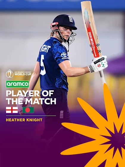 Heather Knight flourishes with a match-winning knock | Aramco POTM Highlights | CWC25