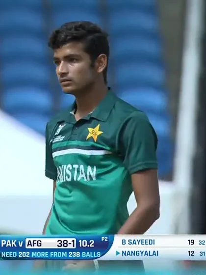 Awais Ali stars with the ball | PAK v AFG | ICC U19 Men’s CWC 2022
