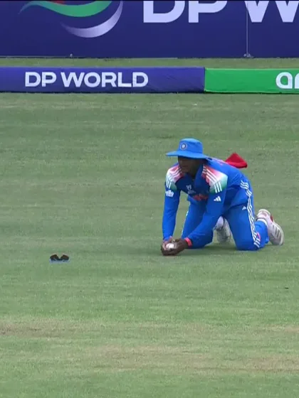 Nitish Sudini with a Batting vs. India