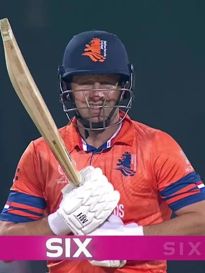 Roelof van-der-Merwe - Six - India vs Netherlands