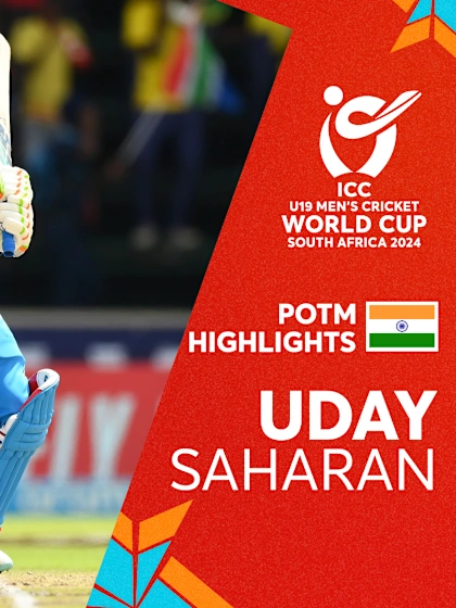 Logo of Uday Saharan POTM Highlights | U19 CWC 2024
