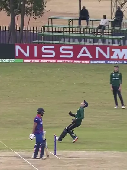 Logo of Kushal Bhurtel - Wicket - Ireland vs Nepal