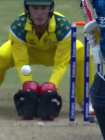 Thomas Rew with a Four vs. Australia