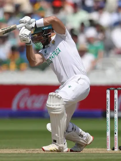 Logo of Bavuma and Markram thump cracking straight drives | WTC25 Final