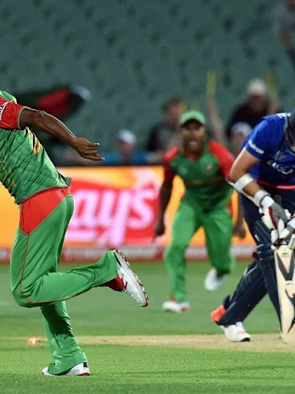 2015 Top 15 Moments: No. 8 Bangladesh knocks England out of CWC15