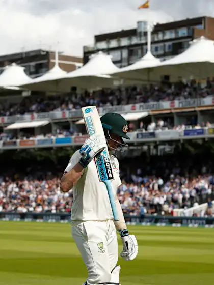 Smith receives nasty blow to the neck after continuing his sensational form