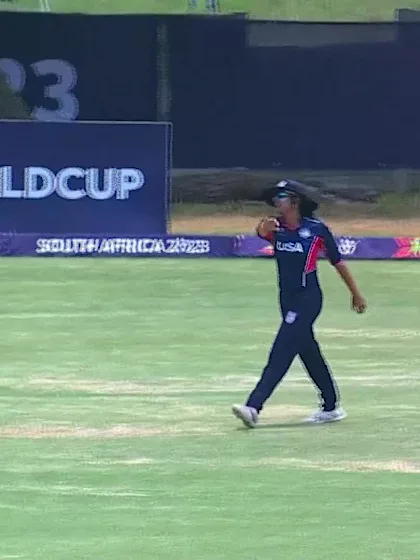 Logo of Wicket-Dilara-Akter-Bangladesh-U19s-Women v USA-U19s-Women ICC U19W T20WC 2023