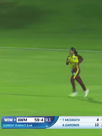 Logo of Tahlia Mcgrath - Wicket - West Indies Women vs Australia Women