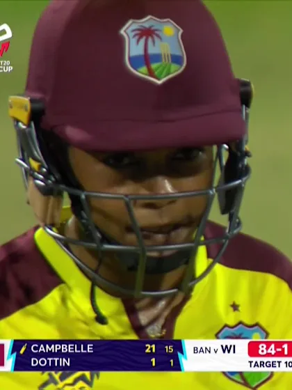 Logo of Shemaine Campbelle - Wicket - Bangladesh vs West Indies