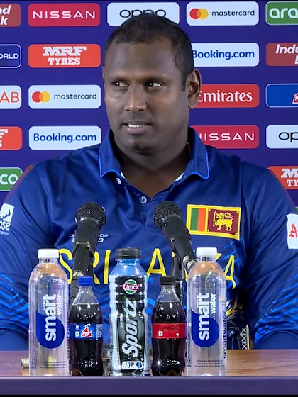 25 October - Bengaluru - Sri Lanka player Angelo Mathews pre-match press conference