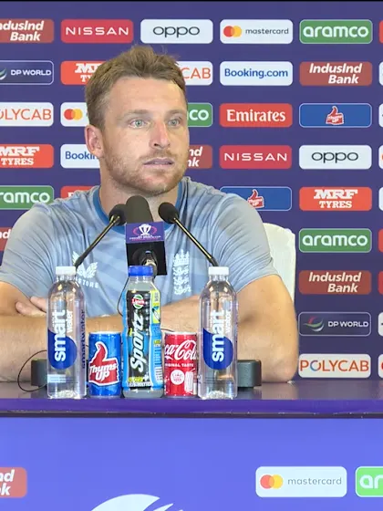 9 October - Dharamsala - England Captain Jos Buttler pre-match press conference