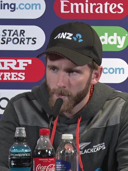 19 June - Birmingham - New Zealand captain Kane Williamson post-match press conference