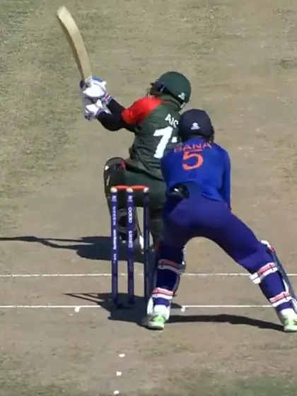 Aich Mollah hits a big one | IND v BAN | ICC U19 Men’s CWC 2022