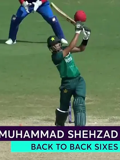 Nissan POTD: Muhammad Shehzad smashes back-to-back sixes