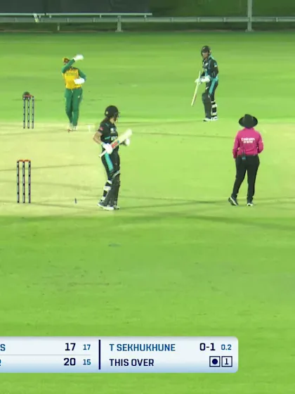 Logo of Suzie Bates - Wicket - New Zealand Women vs South Africa Women