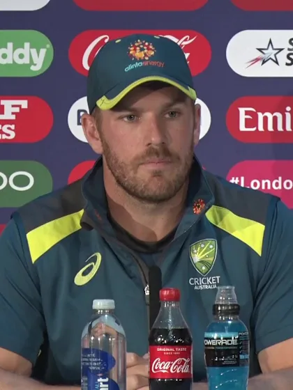 24 June - Lord's - Australia Captain Aaron Finch pre-match press conference