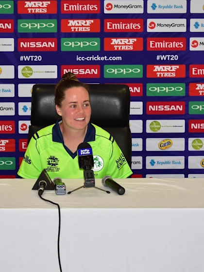 2 November - Guyana - Ireland Captain Laura Delany pre-tournament press conference